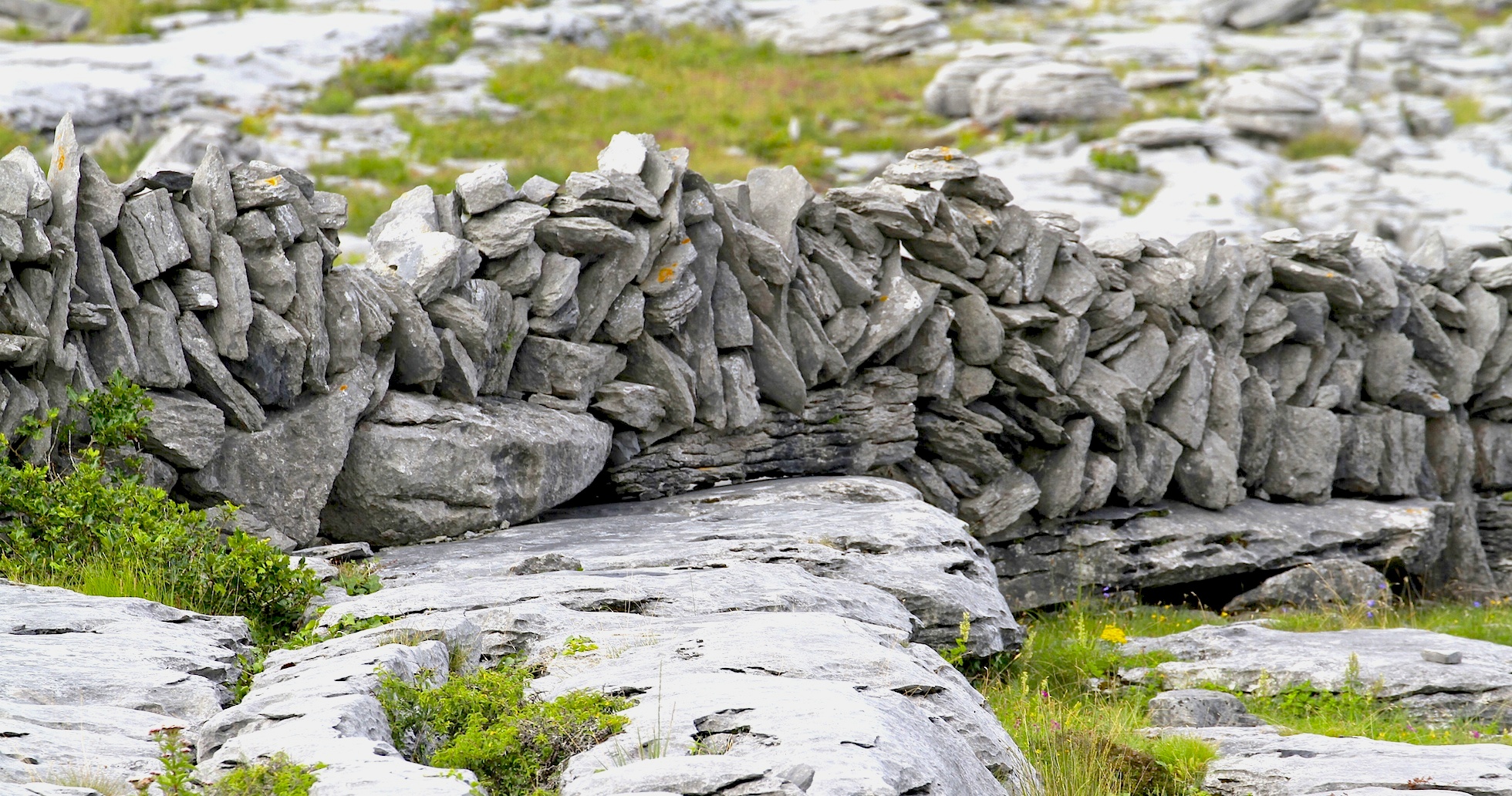 A sideways glimpse at the Burren