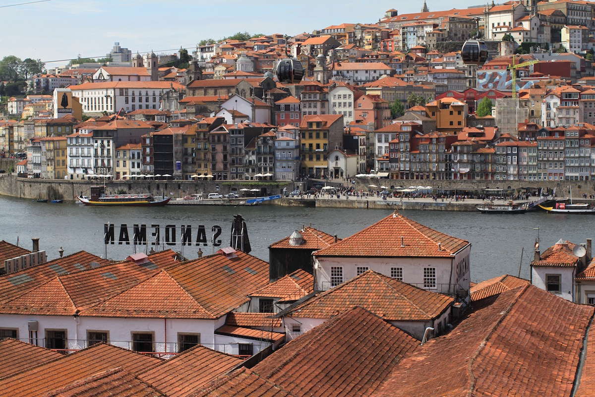 Porto at the mouth of the River Douro